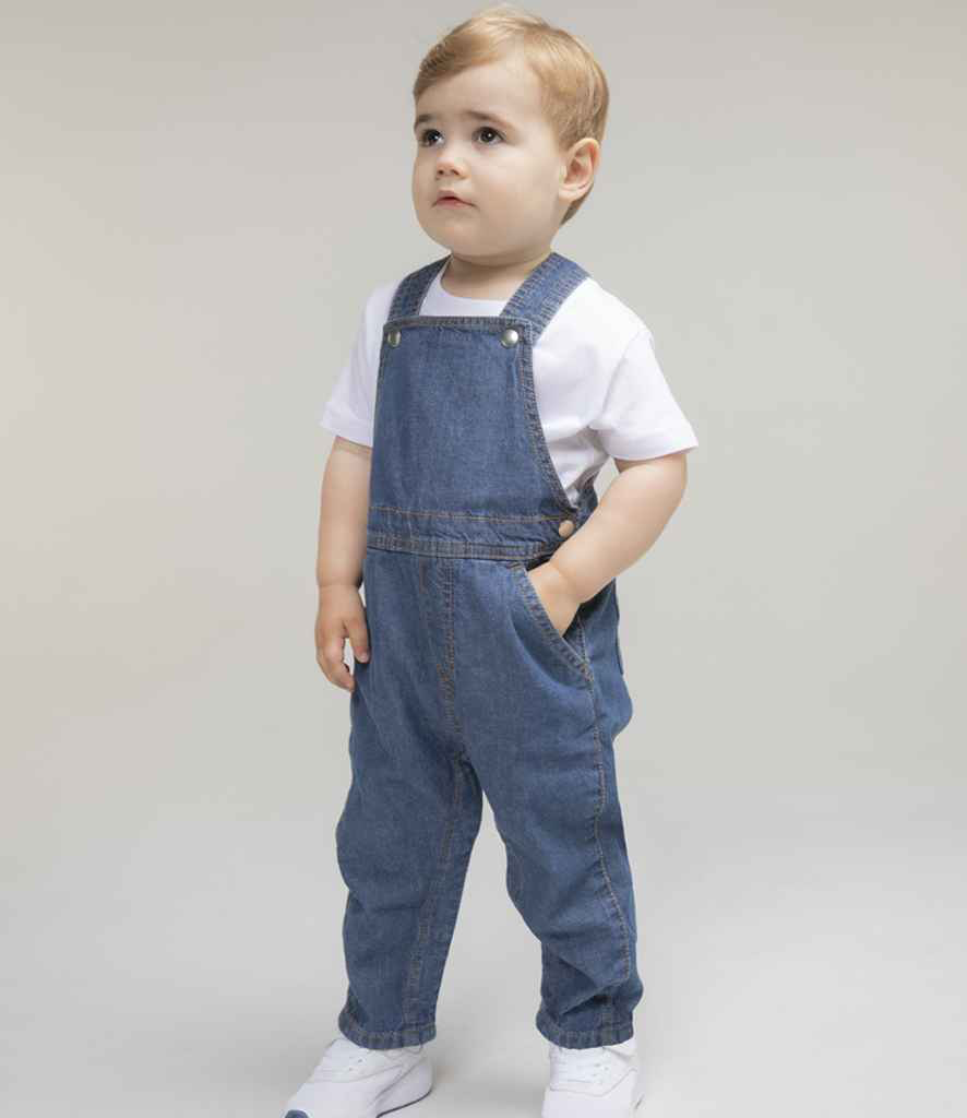 Kids Denim Dungarees | Denim Blue